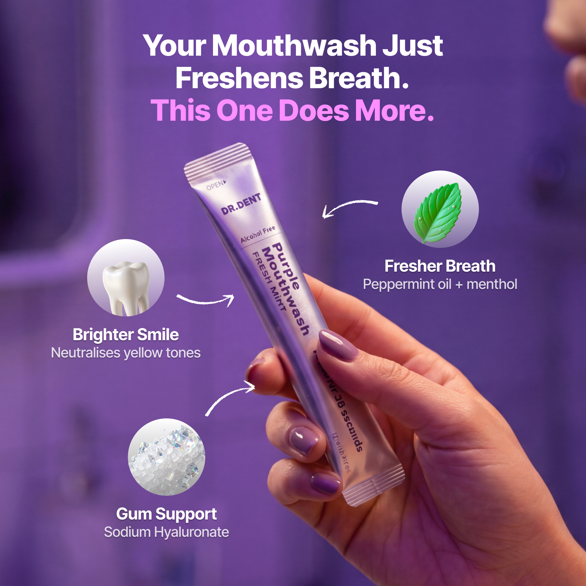 Purple Mouthwash